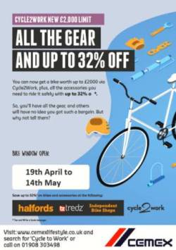 CEMEX Cycle To Work Scheme – Last 